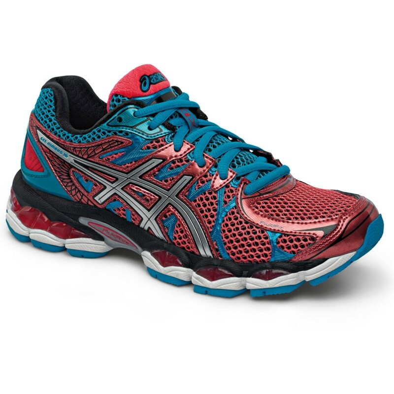 TÊNIS ASICS GEL NIMBUS 16 AZUL E ROSA